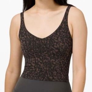 Brand New Lululemon Align Tank Wild Thing Camo Brown Earth Size 6